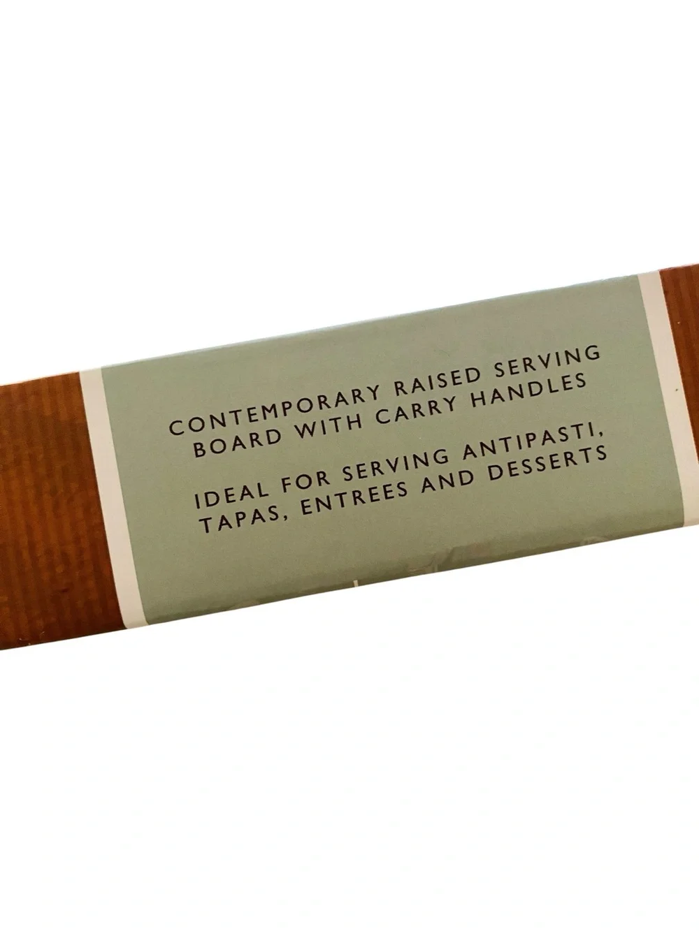 Artesa Acacia Wood Footed Serving Board Antipasti Tapas Desserts Entertain NIB